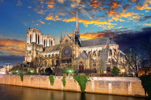 Samolepící fototapeta katedrála Notre Dame