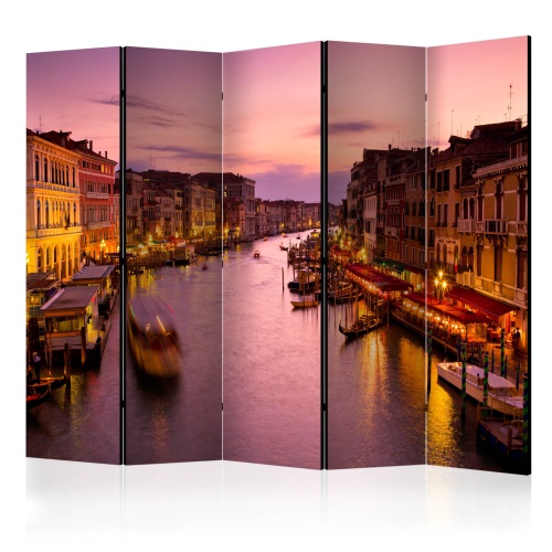 Paraván - City of lovers, Venice by night II [Room Dividers]