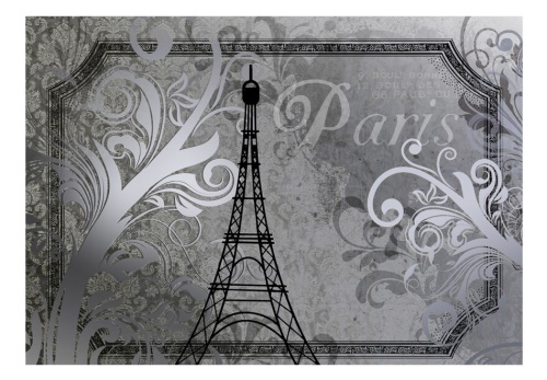 Fototapeta - Vintage Paris - silver