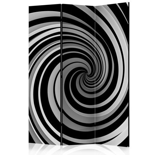 Paraván - Black and white swirl [Room Dividers]