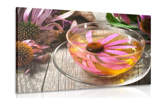 Obraz šálek bylinného čaje