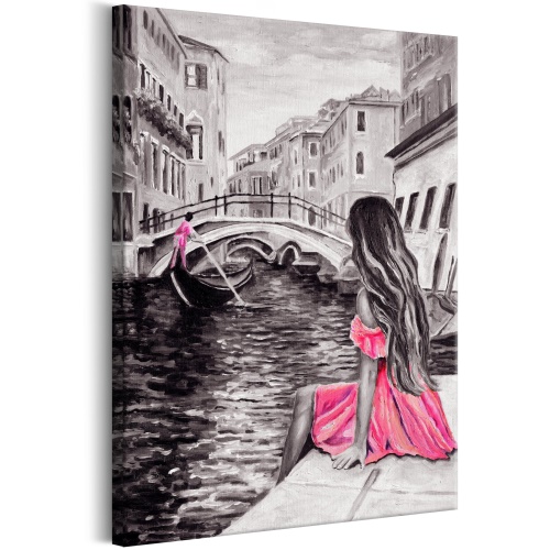 Obraz - Woman in Venice (1 Part) Vertical