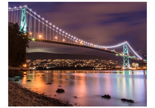 Fototapeta - Lions Gate Bridge - Vancouver (Canada)