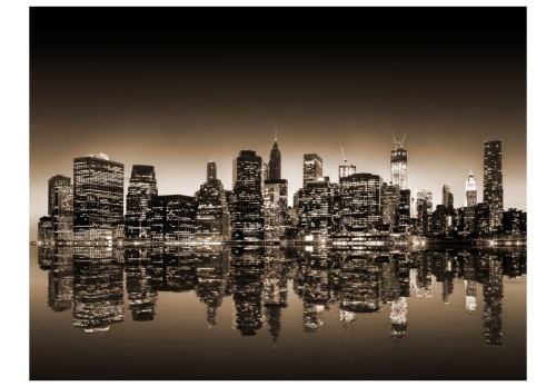 Fototapeta - New York - sépiové