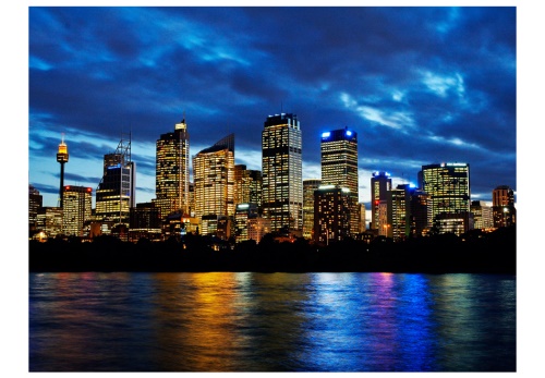 Fototapeta - Evening clouds over Sydney