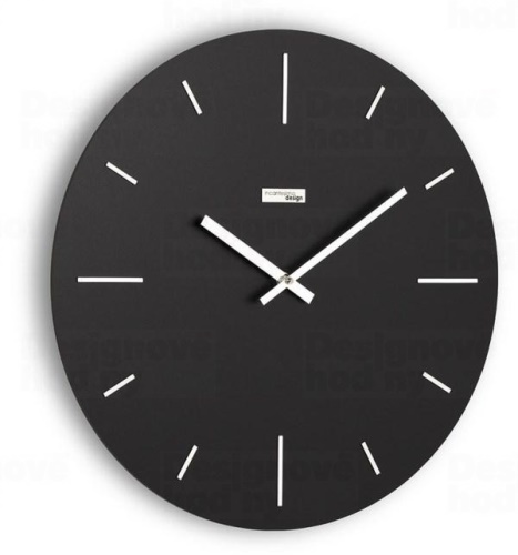 Designové nástěnné hodiny I502N black IncantesimoDesign 40cm