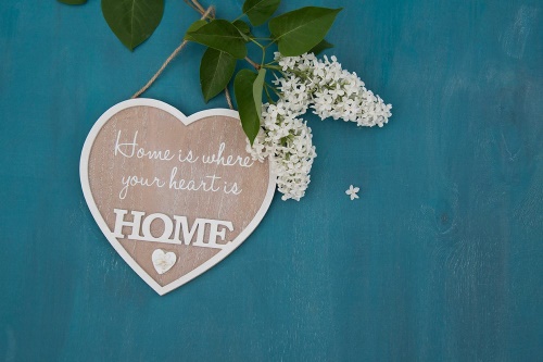 Tapeta Home is where your heart is cm