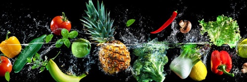 Obraz organické ovoce a zelenina