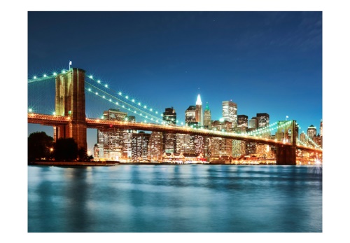 Fototapeta - Sparkling Brooklyn Bridge