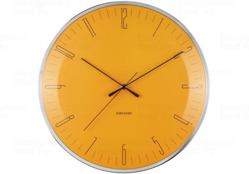 Designové nástěnné hodiny 5754YE Karlsson 40cm