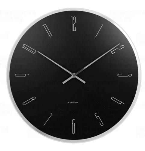 Designové nástěnné hodiny 5800BK Karlsson 40cm
