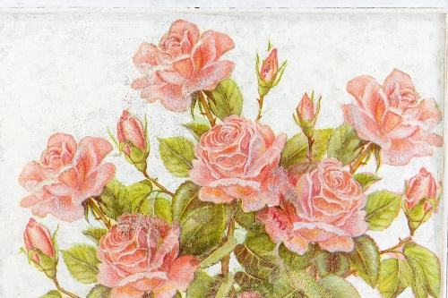 Tapeta vintage kytice růží
