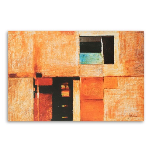 Obraz na plátně Abstraktní oranžová