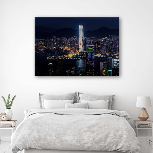 Obraz na plátně Mrakodrapy Skyline City