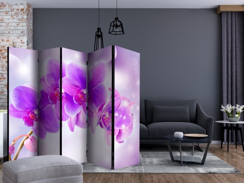Paraván - Purple Orchids II [Room Dividers]