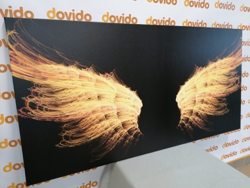 Obraz zlatá andělská křídla