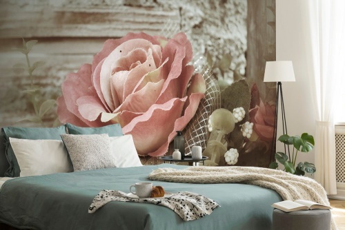 Samolepící fototapeta elegantní vintage růže