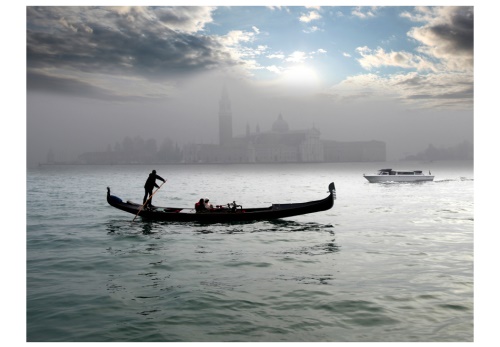 Fototapeta - Gondola ride in Venice