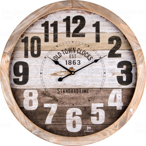 Designové nástěnné hodiny 21498 Lowell 60cm