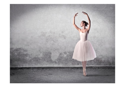 Fototapeta - Ballerina in Degas paintings style