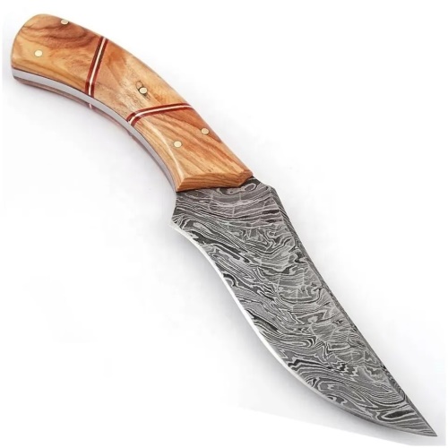 KnifeBoss lovecký damaškový nůž Olive