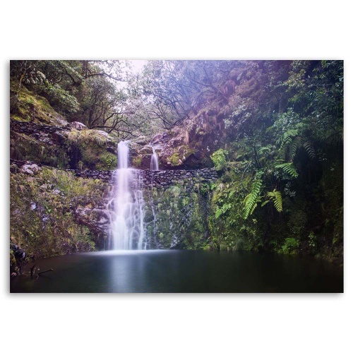 Obraz na plátně Vodopád Lesní příroda