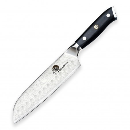 DELLINGER Samurai Professional Damascus VG-10 nůž Santoku 7" (170mm)