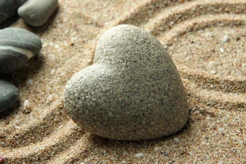 Obraz kamenné srdce
