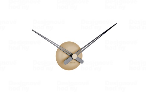 Designové nástěnné hodiny 5837SB Karlsson sand brown 90cm
