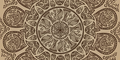 Obraz Mandala s abstraktním přírodním vzorem
