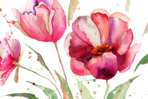 Obraz nádherné tulipány v zajímavém provedení