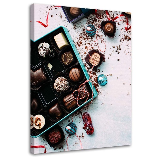 Obraz na plátně Čokolády Sladkosti