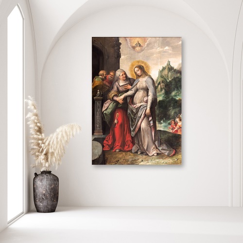 Obraz na plátně RELIGIÓZNÍ Navštívení svaté Alžběty