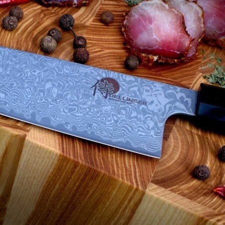DELLINGER Octagonal Ebony Wood nůž Gyuto / Chef 8,5"