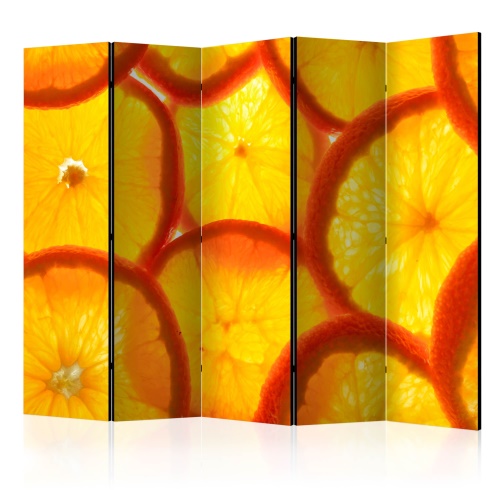 Paraván - Orange slices II [Room Dividers]