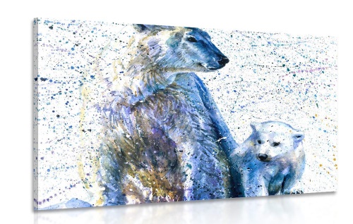 Obraz lední medvědi