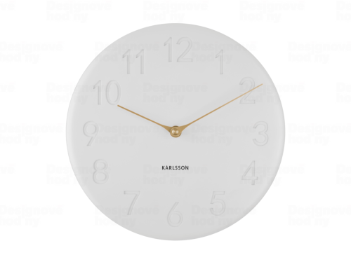 Designové nástěnné hodiny 5771WH Karlsson 25cm