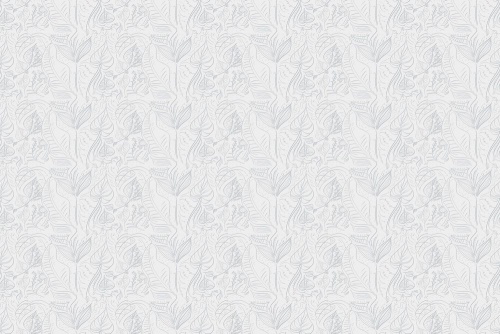 Samolepící tapeta magické listy v bílém provedení - 75x1000 cm