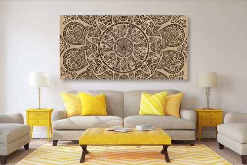 Obraz Mandala s abstraktním přírodním vzorem
