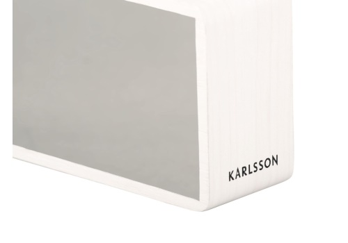Designové LED hodiny - budík 5879WH Karlsson 15cm