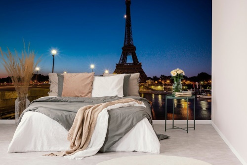 Samolepící fototapeta Eiffelova věž v noci