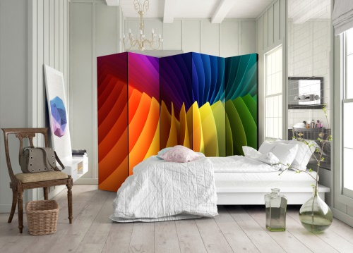 Paraván - Rainbow Wave II [Room Dividers]