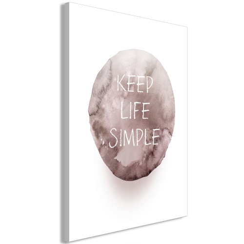 Obraz - Keep Life Simple (1 Part) Vertical