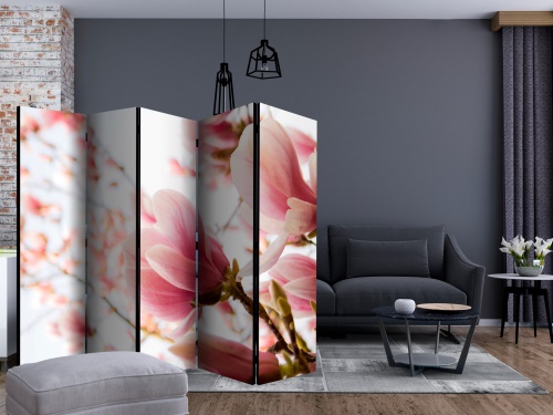 Paraván - Pink magnolia II [Room Dividers]