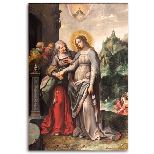 Obraz na plátně RELIGIÓZNÍ Navštívení svaté Alžběty