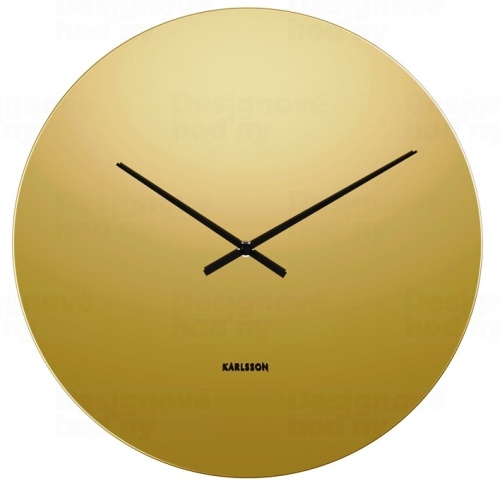 Designové nástěnné hodiny 5668GD Karlsson 40cm