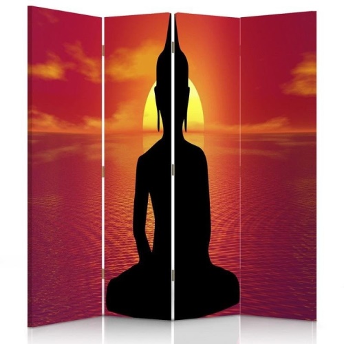 Ozdobný paraván Buddha Meditation Zen Spa