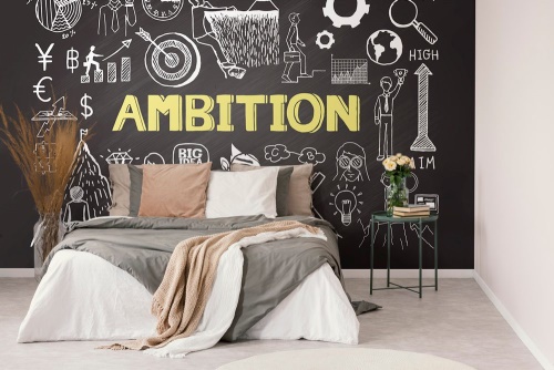 Tapeta motivační tabule - Ambition