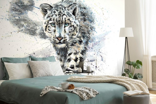 Samolepící tapeta kreslený leopard