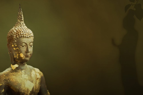 Obraz Budha a jeho odraz